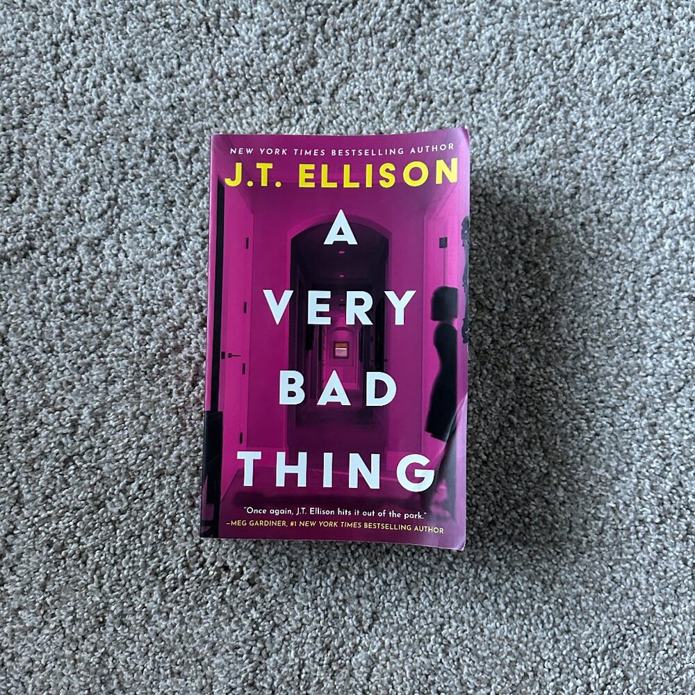 a very bad thing by j.t. ellison 📚 pb